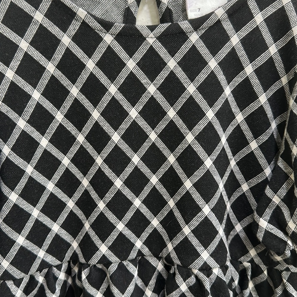 ZARA plaid dress size 7 - Picture 5 of 6